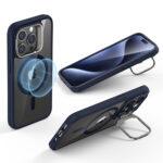 Coque MagSafe ESR Classic Hybrid HaloLock Kickstand pour iPhone 15 Pro Max - Clear Dark Blue – Image 5