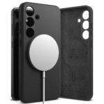 Coque Ringke Silicone Magnetic MagSafe pour Samsung Galaxy S24 - Black