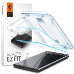 Lot de 2 protections d'écran Spigen Glas.tR EZ-FIT pour Samsung Galaxy S24 Ultra - Clear
