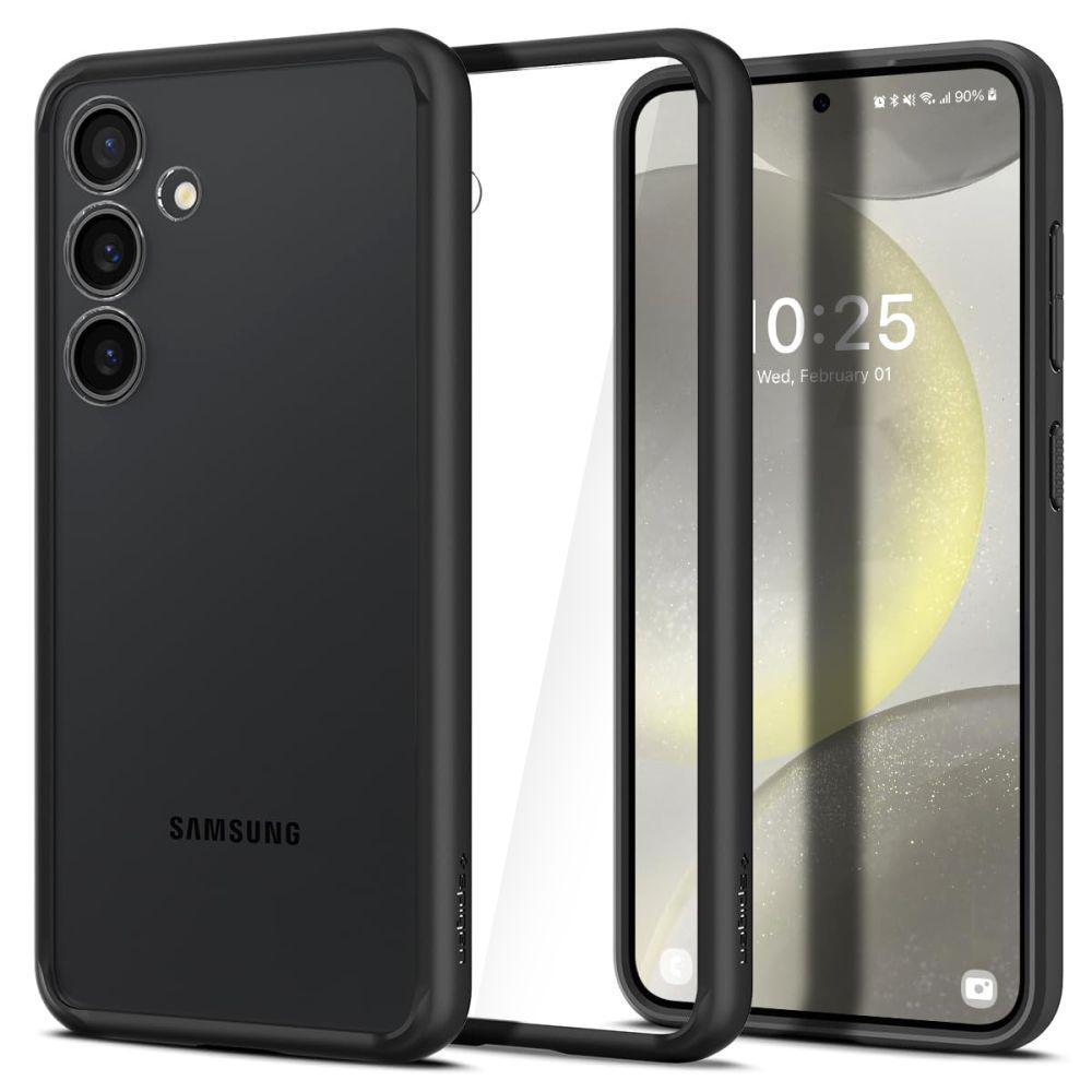 807235 Coque Spigen Ultra Hybrid pour Samsung Galaxy S24 - Matte Black – Image 1