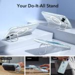 Coque MagSafe ESR Classic Hybrid HaloLock Kickstand pour iPhone 15 Plus - Clear Blue – Image 5