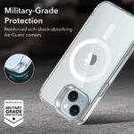 Coque MagSafe ESR Classic Hybrid HaloLock Kickstand pour iPhone 15 Plus - Clear Blue – Image 2