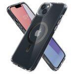 Coque Spigen Ultra Hybrid MagSafe pour iPhone 14 Plus - Carbon Fiber – Image 4