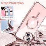 Coque Techsuit Luxury Crystal MagSafe pour iPhone 13 - Pink – Image 3