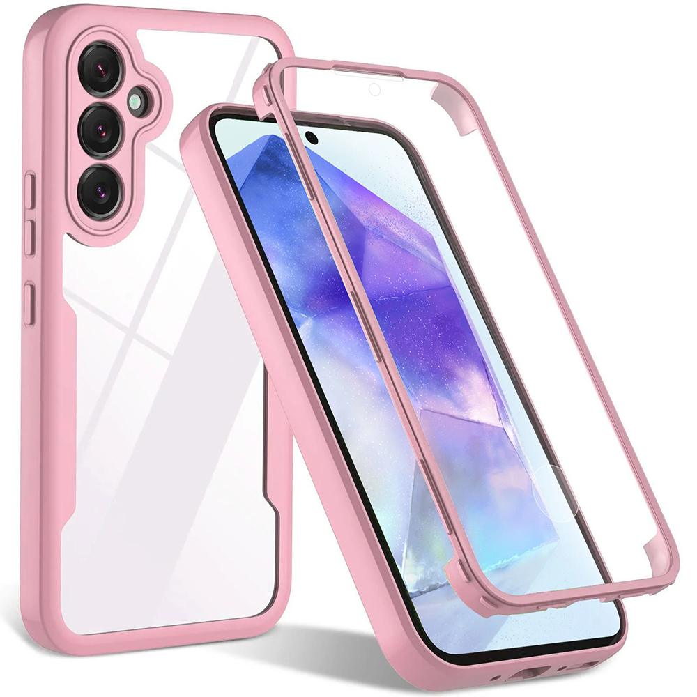 1069579 Coque intégrale Techsuit ColorVerse 360 pour Samsung Galaxy A35 - Pink – Image 1