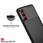 Coque Techsuit CarbonFiber pour Samsung Galaxy A55 - Black – Image 2