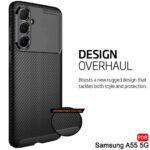 Coque Techsuit CarbonFiber pour Samsung Galaxy A55 - Black – Image 4