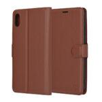 Étui portefeuille Techsuit Leather Folio pour iPhone XS Max - Brown – Image 6