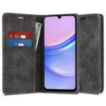 Étui portefeuille Techsuit Confy Cover pour Samsung Galaxy A15 4G / A15 5G - Black