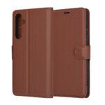 Étui portefeuille Techsuit Leather Folio pour Samsung Galaxy S23 FE - Brown – Image 6