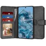 Étui portefeuille Techsuit Diary Book pour Google Pixel 8 Pro - Black