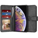 Étui portefeuille Techsuit Diary Book pour iPhone XS Max - Black