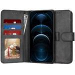 Étui portefeuille Techsuit Diary Book pour iPhone 12 Pro Max - Black