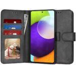 Étui portefeuille Techsuit Diary Book pour Samsung Galaxy A52 4G / A52 5G / A52s - Black