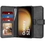 Étui portefeuille Techsuit Diary Book pour Samsung Galaxy S23 Plus - Black