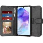 Étui portefeuille Techsuit Diary Book pour Samsung Galaxy A55 - Black