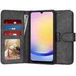 Étui portefeuille Techsuit Diary Book pour Samsung Galaxy A25 - Black