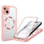 Coque intégrale Techsuit ColorVerse 360 MagSafe pour iPhone 15 - Pink
