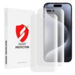 Lot de 2 protections d'écran Smart Protection Premium Classic pour iPhone 15 Pro - Clear