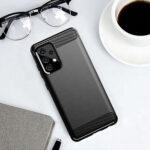 Coque Techsuit Carbon Silicone pour Samsung Galaxy A32 5G - Black – Image 3