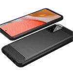 Coque Techsuit Carbon Silicone pour Samsung Galaxy A72 4G / A72 5G - Black – Image 2