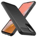 Coque Techsuit Carbon Silicone pour Samsung Galaxy A72 4G / A72 5G - Black – Image 4