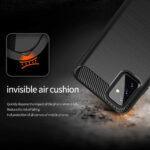 Coque Techsuit Carbon Silicone pour Samsung Galaxy A72 4G / A72 5G - Black – Image 5