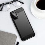 Coque Techsuit Carbon Silicone pour Samsung Galaxy A72 4G / A72 5G - Black – Image 6