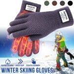 Gants pour écran tactile iWarm (ST0007) en laine de qualité supérieure   - Gray – Image 5