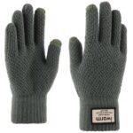Gants pour écran tactile iWarm (ST0007) en laine de qualité supérieure   - Green – Image 2
