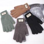 Gants pour écran tactile iWarm (ST0007) en laine de qualité supérieure   - Green – Image 6