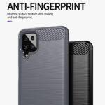 Coque Techsuit Carbon Silicone pour Samsung Galaxy A12 / A12 Nacho - Black – Image 5