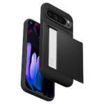 Coque porte-cartes Spigen Slim Armor CS pour Google Pixel 9 Pro XL - Black – Image 2