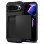 Coque porte-cartes Spigen Slim Armor CS pour Google Pixel 9 Pro XL - Black