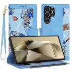 Étui portefeuille Techsuit FlipCraft pour Samsung Galaxy S24 Ultra - Vibrant Blue