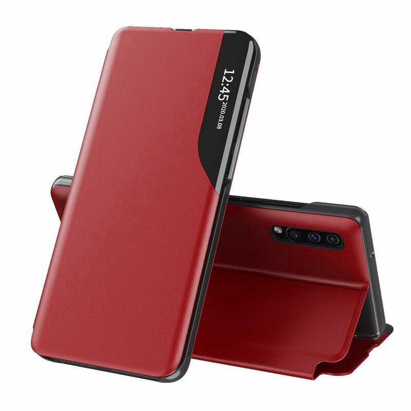 142289 Étui à rabat Techsuit eFold Series pour Samsung Galaxy A30s / A50 / A50s - Red – Image 1