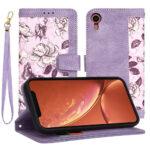 Étui portefeuille Techsuit FlipCraft pour iPhone XR - Mysterious Purple