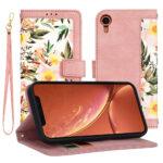 Étui portefeuille Techsuit FlipCraft pour iPhone XR - Sweetheart Pink