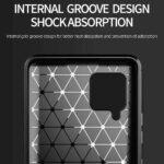 Coque Techsuit Carbon Silicone pour Samsung Galaxy A42 - Black – Image 3