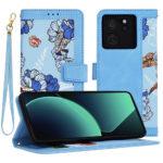 Étui portefeuille Techsuit FlipCraft pour Xiaomi 13T / 13T Pro - Vibrant Blue