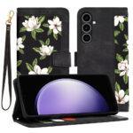 Étui portefeuille Techsuit FlipCraft pour Samsung Galaxy S23 FE - Flowers of the Dawn