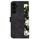 Étui portefeuille Techsuit FlipCraft pour Samsung Galaxy S23 FE - Flowers of the Dawn – Image 3