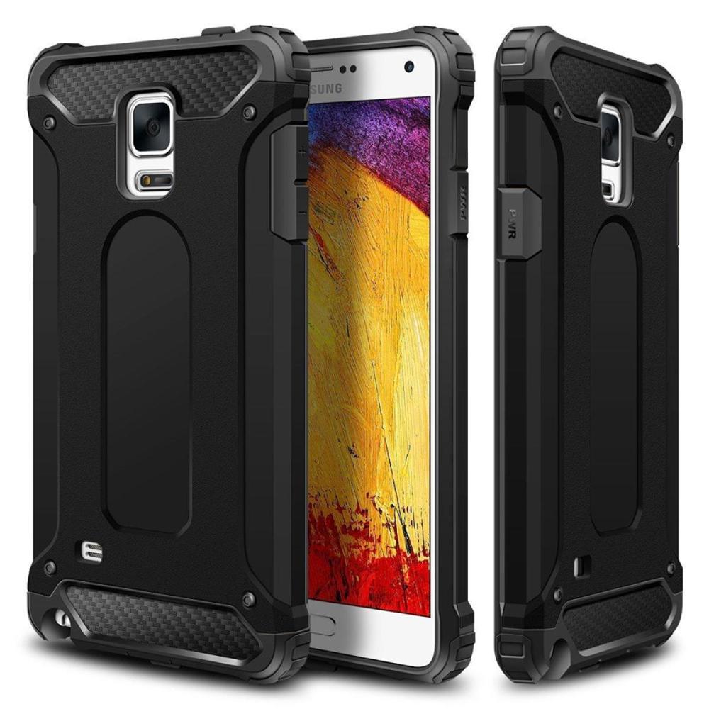 144677 Coque Techsuit Hybrid Armor pour Samsung Galaxy Note 4 - Black – Image 1