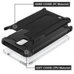 Coque Techsuit Hybrid Armor pour Samsung Galaxy Note 4 - Black – Image 2