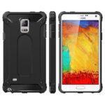 Coque Techsuit Hybrid Armor pour Samsung Galaxy Note 4 - Black – Image 3