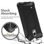 Coque Techsuit Hybrid Armor pour Samsung Galaxy Note 4 - Black – Image 4