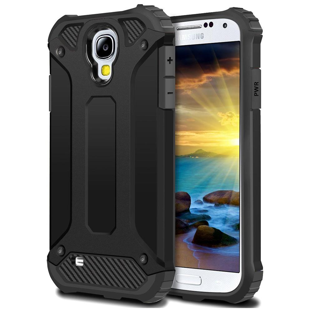 144683 Coque Techsuit Hybrid Armor pour Samsung Galaxy S4 - Black – Image 1