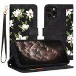 Étui portefeuille Techsuit FlipCraft pour iPhone 11 Pro - Flowers of the Dawn
