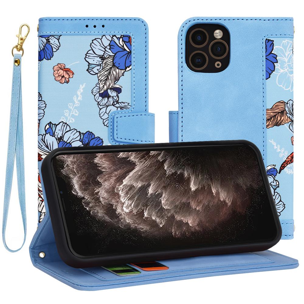 1450591 Étui portefeuille Techsuit FlipCraft pour iPhone 11 Pro - Vibrant Blue – Image 1