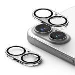 Lot de 2 protections d'objectif Ringke Camera Protector Glass pour iPhone 16 / iPhone 16 Plus - Clear – Image 2